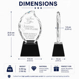 Optical Flame Crystal Award