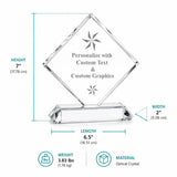 Square Crystal Award