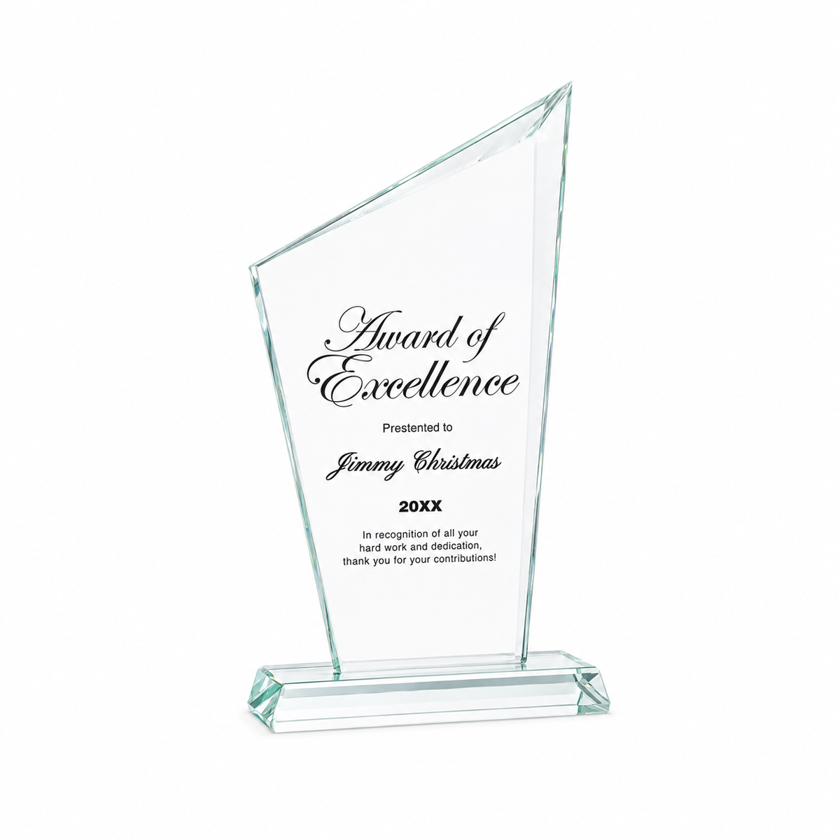 Slanted Peak Crystal Award - Achievement