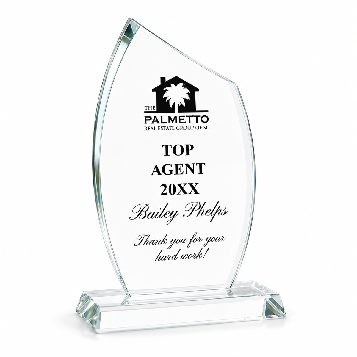 Modern Flame Crystal Award