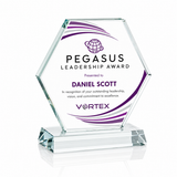 Hexagon Crystal Award - Corporate