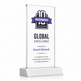 Prestige Full-Color Crystal Award - Corporate Excellence