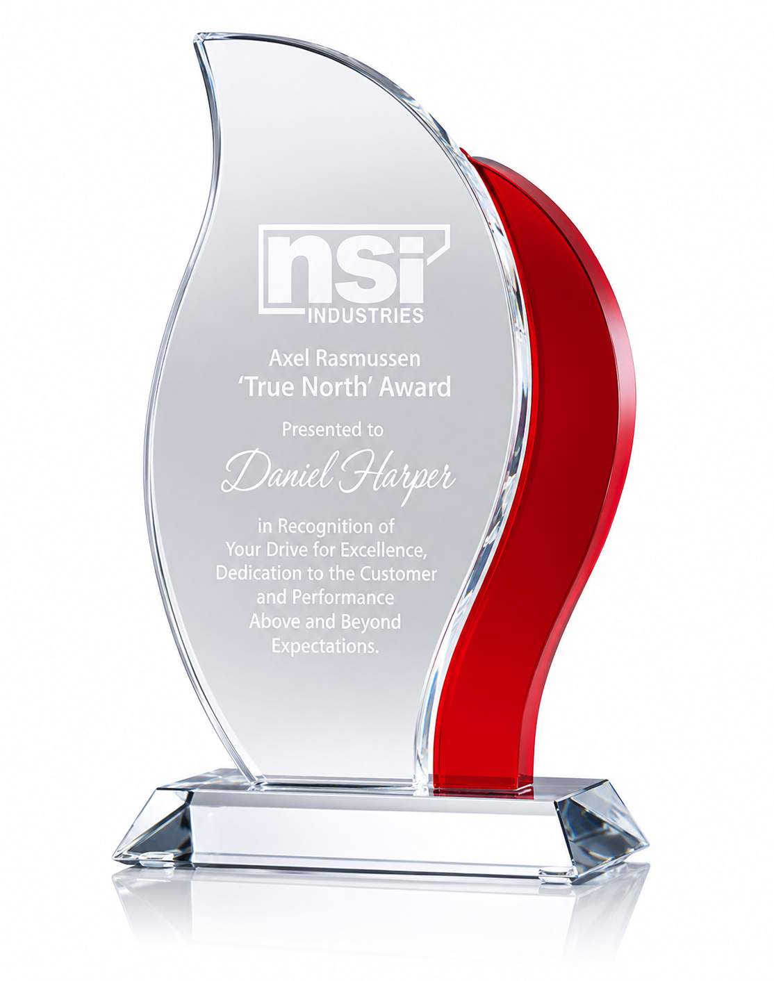 Flame Optical Crystal Award - Excellence